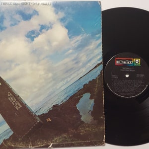 Vintage 1970 Vinyl Record Album by Three Dog Night titled Naturally