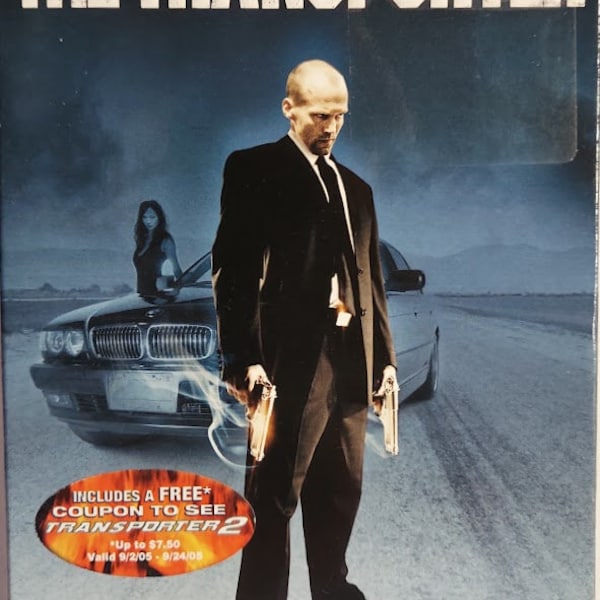 DVD 2002 Vintage Movie titled The Transporter starring Jason Statham & Shu Qi