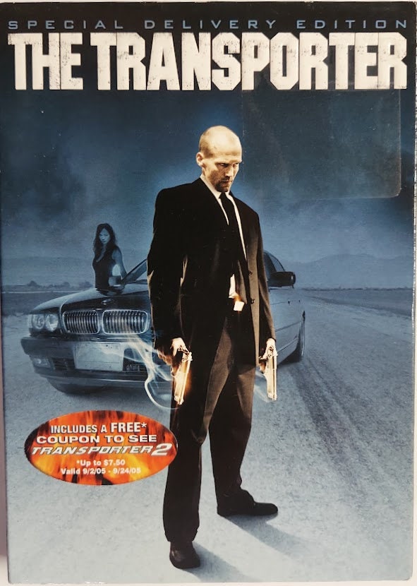DVD 2002 Vintage Movie titled The Transporter starring Jason Statham Shu  Qi