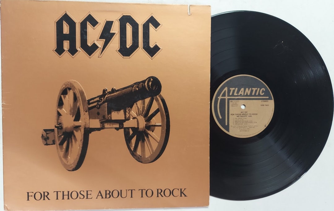 Vintage 1981 Vinyl Record Album by AC DC Titled for Those About to Rock ...