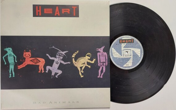 Vintage 1987 Vinyl Record Album by Heart Titled Bad Animals - Etsy Vintage 1987 Vinyl Record Album by Heart Titled Bad Animals - Etsy