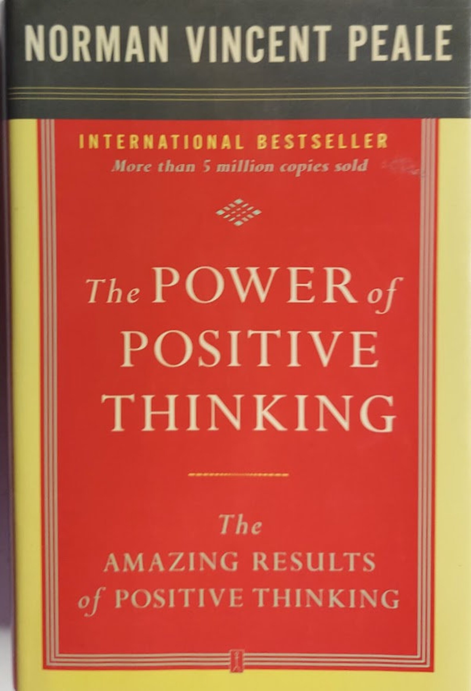 Hardcover Book 1952 Vintage Self Help Book by Norman Vincent Peale