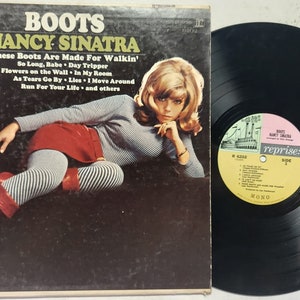Vintage 1968 Vinyl Record Album by Nancy Sinatra titled Boots
