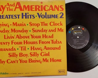 Jay & the Americans the Very Best Of Vinyl LP 1975 VG Cover / EX 