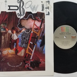 Vintage 1987 Vinyl Record Album by David Bowie Never Let Me Down