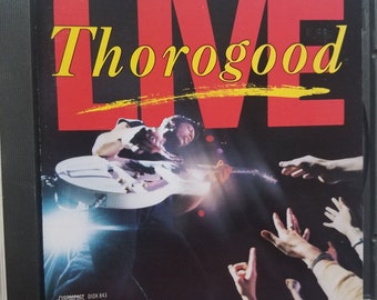 CD Used  Music Blues Rock Vintage 1986 by George Thorogood & The Destroyers titled Live