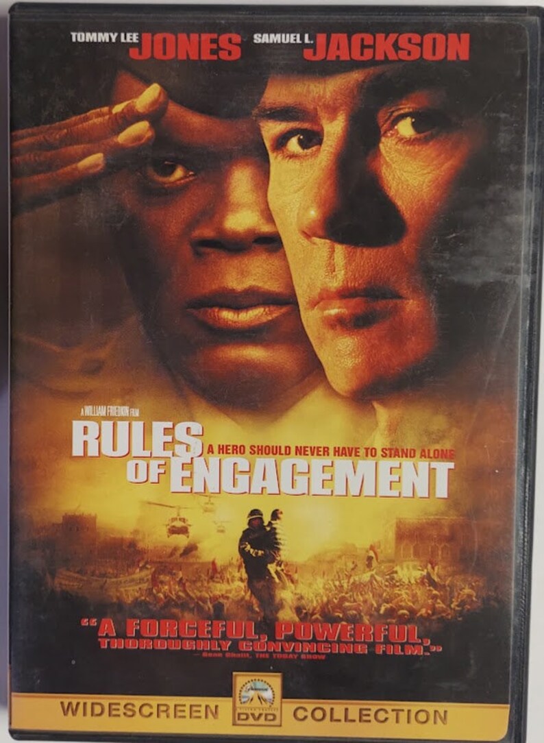 DVD 2000 Vintage Movie titled Rules of Engagement starring Samuel L. Jackson & Tommy Lee Jones image 1