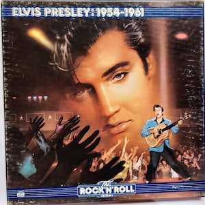 Vintage 1986 Vinyl Record Album Box Set by  Elvis Presley titled The Rock &#39;N&#39; Roll Era - Elvis Presley: 1954-1961
