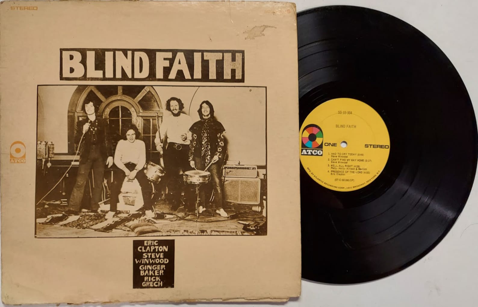 Vintage 1969 Rare Vinyl Record Album by Blind Faith titled Etsy
