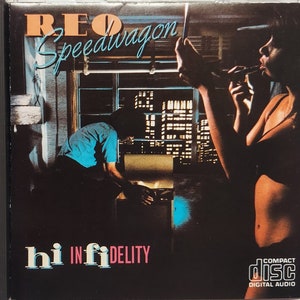 CD Used 1980 Vintage Rock Music by REO Speedwagon titled  Hi Infidelity