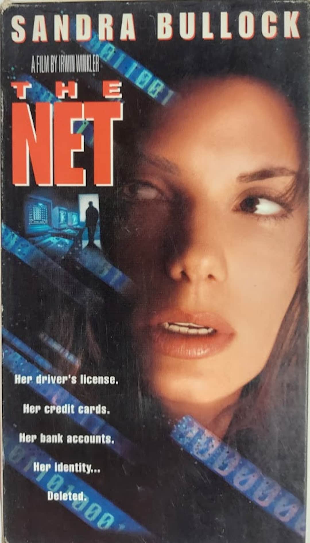 VHS 1995 Vintage Movie Titled the Net Starring Sandra Bullock 