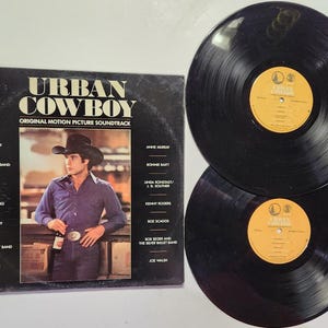 Vintage 1980 Vinyl Record Album by Various artists Urban Cowboy (Original Motion Picture Soundtrack)