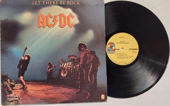 Music 1977 Vinyl Record Album by AC DC titled Let There Be | Etsy