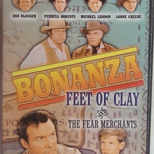 DVD 1960  Vintage TV Episodes Bonanza Feet of Clay & The Fear Merchants