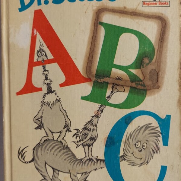 Hardcover book Childrens by Dr Seuss titled ABC Book Club Edition (Collectible)