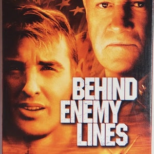 VHS Vintage Movie Titled Behind Enemy Lines starring Owen Wilson & Gene Hackman