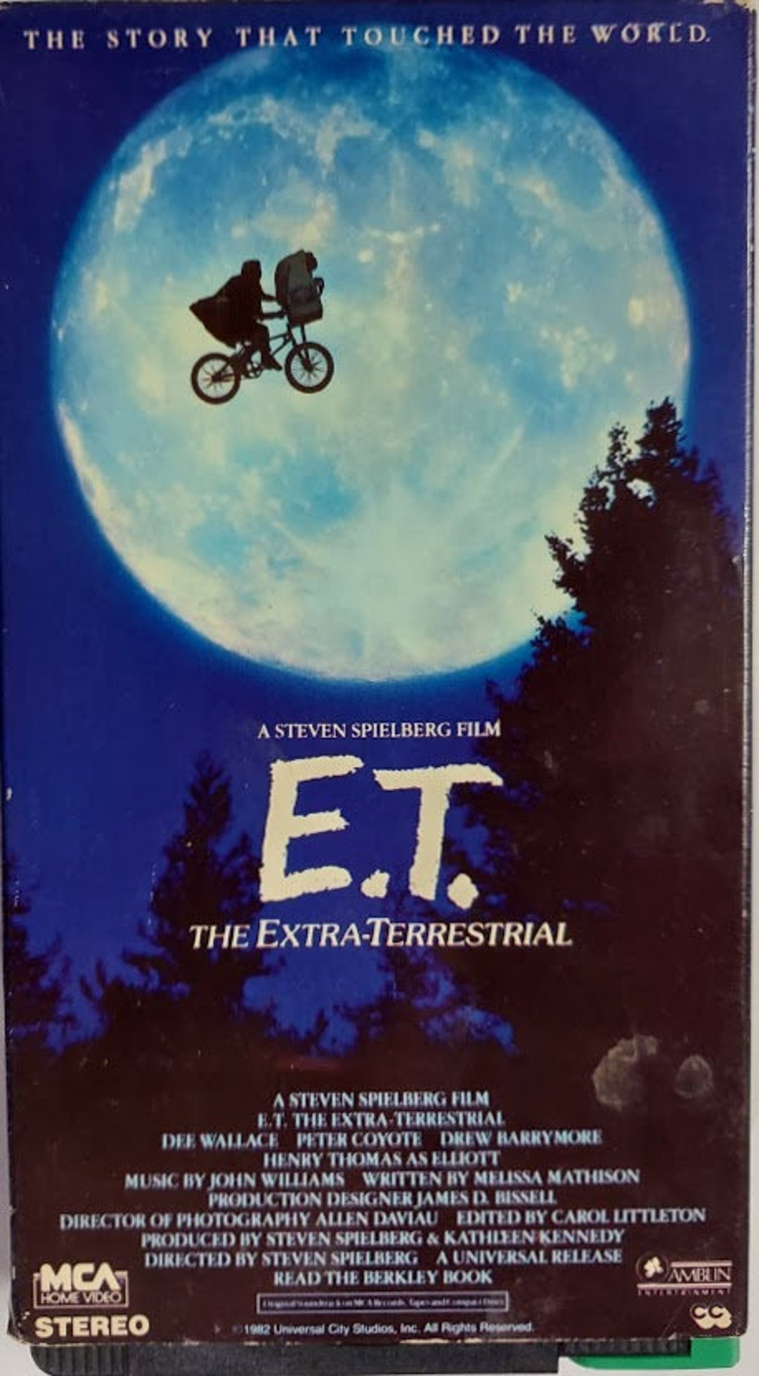 VHS 1982 Vintage Movie Titled E T Starring Drew Barrymore & - Etsy