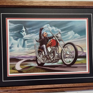 David Mann Motorcycle Art - Etsy
