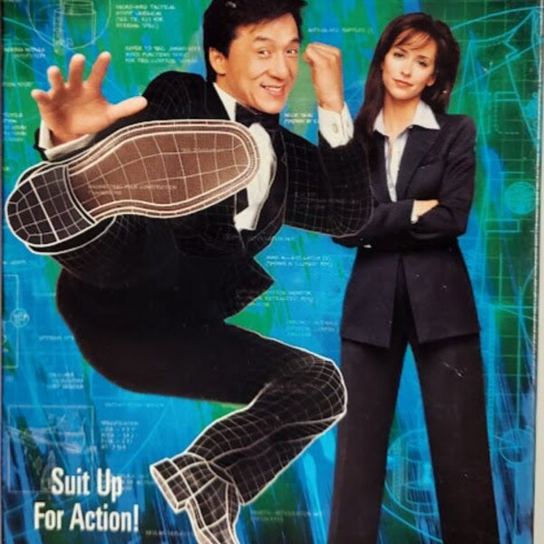 VHS 2002 Vintage Movie titled The Tuxedo starring Jackie Chan & Jennifer Love Hewitt