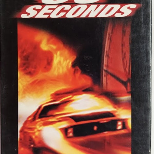 VHS 2000 Vintage Movie titled Gone in 60 Seconds Starring Nicholas Cage & Angelini Jolie