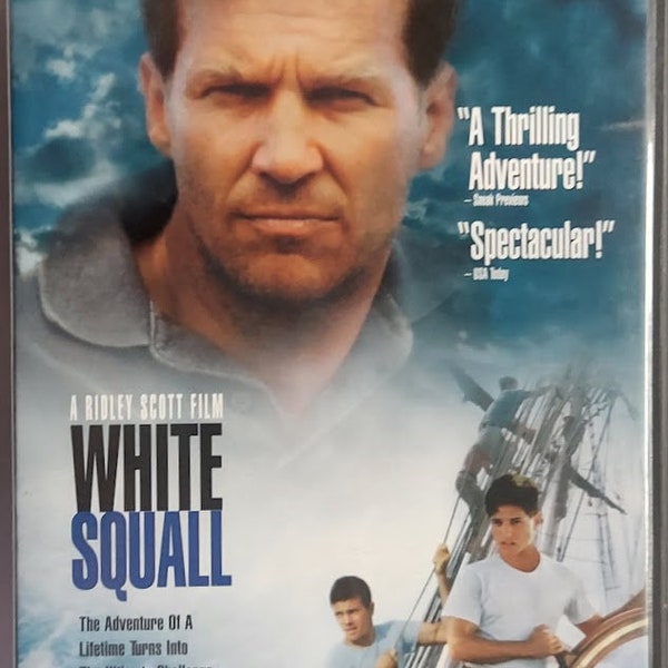 DVD 1996 Vintage Movie titled White Squall starring Jeff Bridges, Scott Wolf & Ryan Phillippe