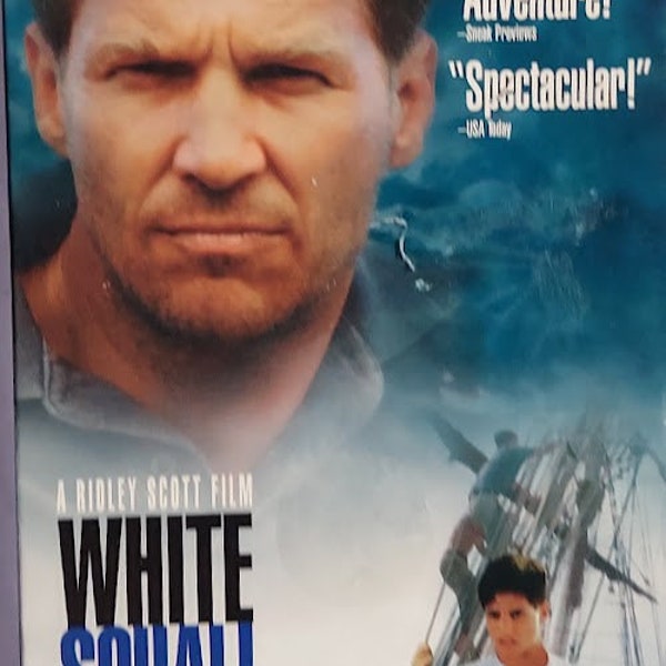 VHS 1996 Vintage Movie titled White Squall starring Jeff Bridges, Scott Wolf & Jeremy Sisto