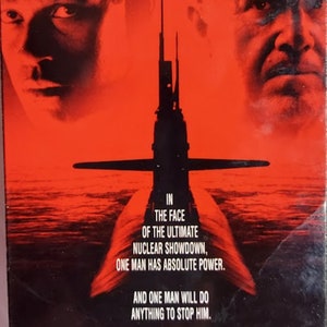 VHS 1995 Vintage Movie titled Crimson Tide starring Gene Hackman & Denzel Washington