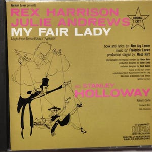 CD Used 1994 Stage an Screen Musical CD by Rex Harrison, Julie Andrews titled My Fair Lady
