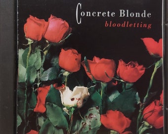 CD 1990 Vintage Alternative Rock by Concrete Blonde Titled Bloodletting