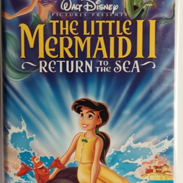 VHS 2000 Movie  by Walt Disney titled Little Mermaid II Return to the Sea starring Jodi Benson & Tara Strong