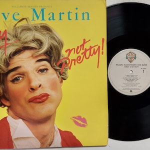 Vintage Vinyl Record Album by Steve Martin titled Comedy Is Not Pretty