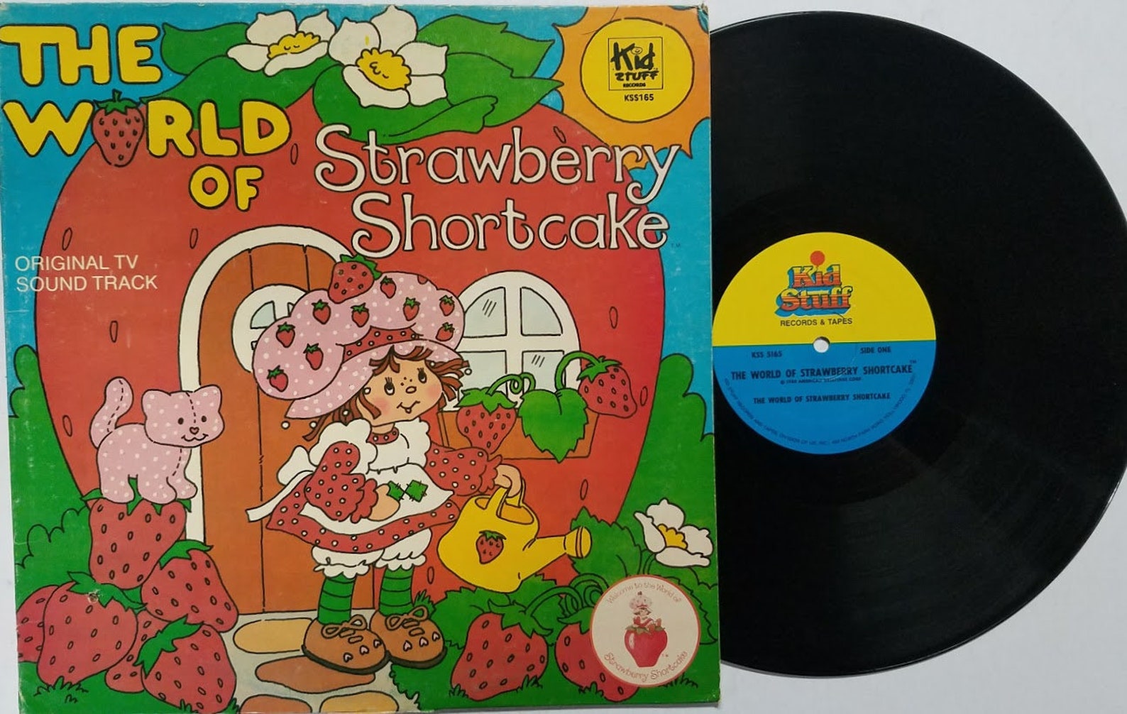 Vintage Vinyl Record Album par Strawberry Shortcake intitulé Etsy