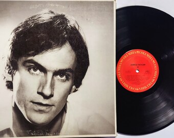 Vintage 1977 Vinyl Record Album by James Taylor titled JT