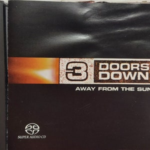 CD  Used 2002 Vintage Alternative Rock Music by 3 Doors Down titled Away From The Sun