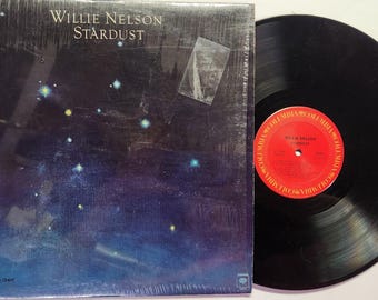 Vintage 1978 Vinyl Record Album by Willie Nelson titled Stardust