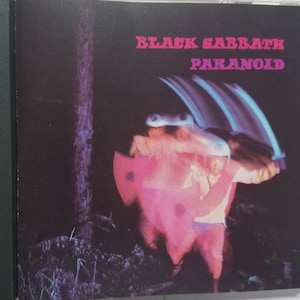 CD Used Music Vintage Album 1970  by Black Sabbath titled Paranoid