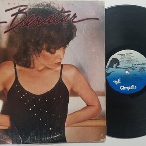 Vintage 1980 Vinyl Record Album by Pat Benatar Titled Crimes Of Passion