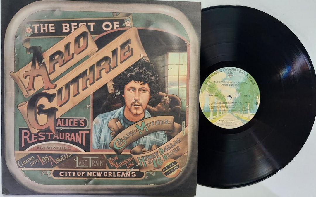 Vintage 1977 Vinyl Record Album by Arlo Guthrie Titled the Best of Arlo