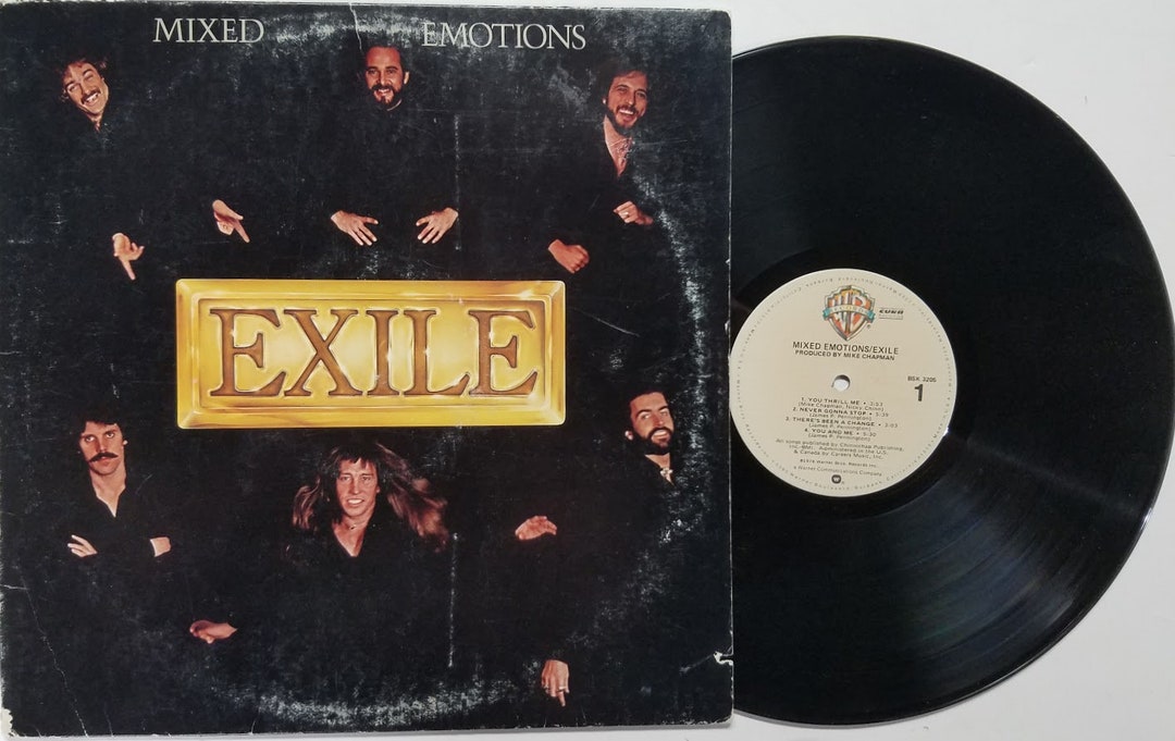 Vintage 1978 Vinyl Record Album by Exile Titled Mixed Emotions Etsy