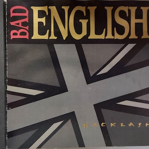 CD Used  1991 Vintage Rock Music by Bad English titled Backlash