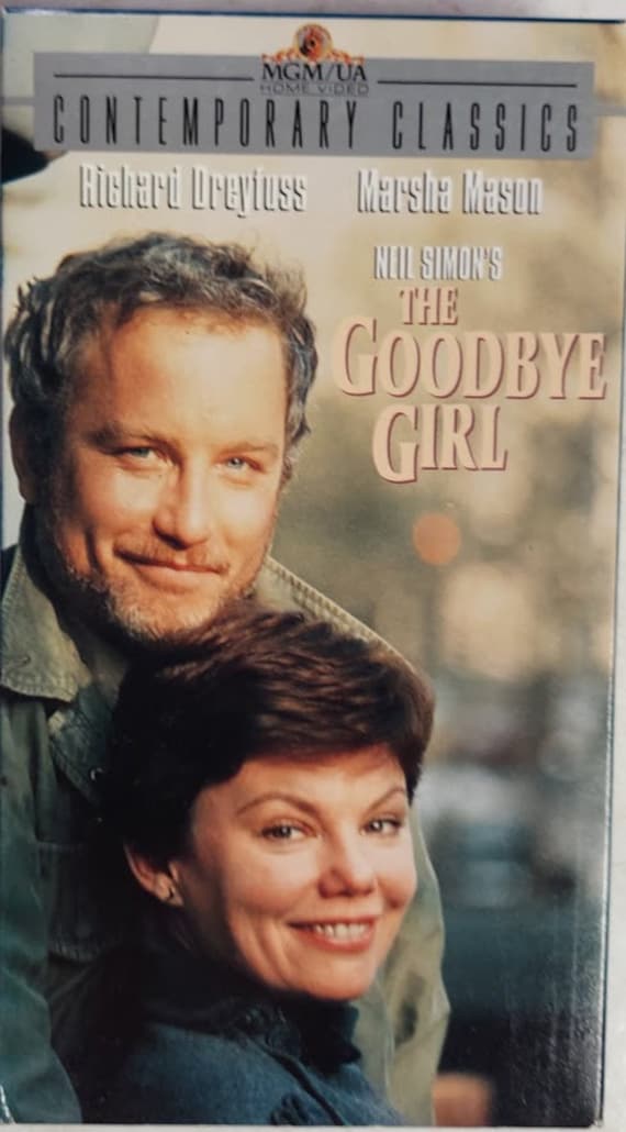 VHS 1977 Vintage Movie Titled the Goodbye Girl Starring Richard