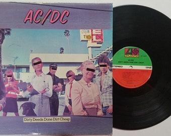 Framed poster AC / DC - (Dirty Deeds Done Dirt Cheap) - PYRAMID POSTERS -  ACPPR48068 