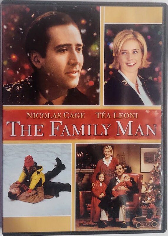 DVD 2000 Movie Titled the Family Man Starring Nicolas Cage Tea Leoni Etsy Canada