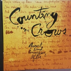 CD Used Vintage 1993 Rock Music by Counting Crows titled August And Everything After