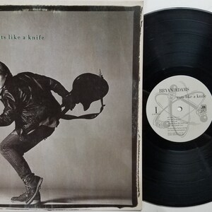 Vintage 1982 Vinyl Record Album by Bryan Adams Titled Cuts Like A Knife