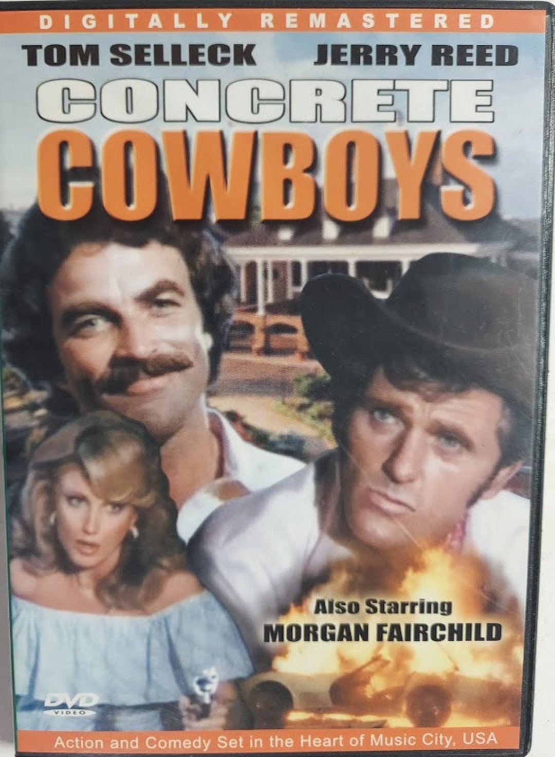 DVD 1979 Movie Titled Concrete Cowboys Starring Tom Selleck, Jerry Reed & Fairchild Etsy
