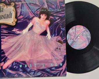 Vintage 1983 Vinyl Record Album by Linda Ronstadt & The Nelson Riddle Orchestra titled What's New