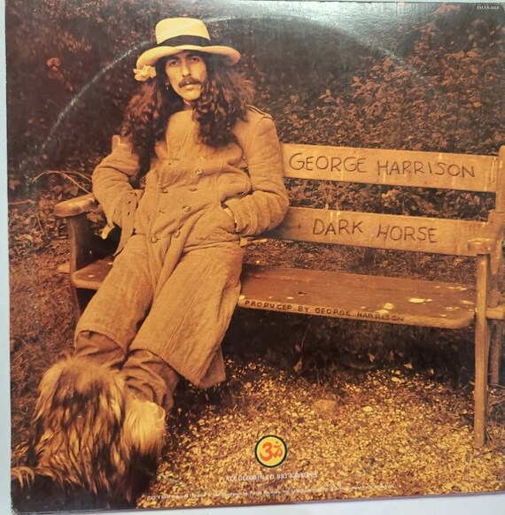 Vintage Vinyl Record Album by George Harrison Titled Dark