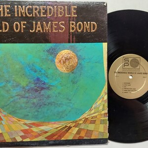 Vintage Vinyl Record Album by Various artists titled The Incredible World Of James Bond