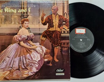 Vintage 1956 Musical  Vinyl Record Album by Rodgers And Hammerstein The King And I (1956)